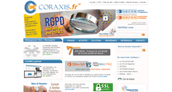 Desktop Screenshot of coraxis.fr